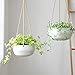 Mkono Ceramic Hanging Planter for Indoor Plants