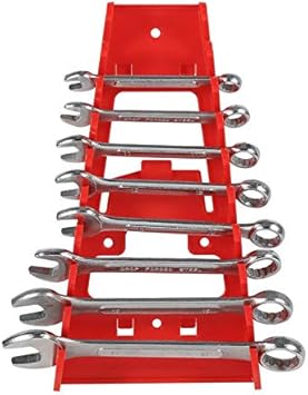 Socket Holder Rail 2019 Wrench Holder Wall Mounted Plastic Red 9 Slot Wrenches Rack Standard Organizer Toolbox Hanging Craftsman Green Bicycle Roof Panel Wall Truck Metric Leather Pla Amazon Ca Tools
