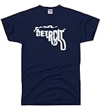 DirtyRagz Men's Detroit Smoking Gun T Shirt