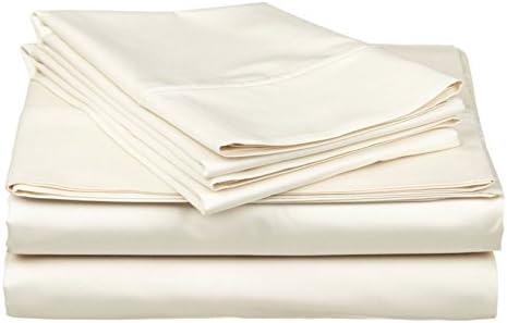 Gotcha Covered Luxe Collection 618TC Combed Cotton Sateen Queen Size Sheet Set - Ivory