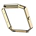 For Fitbit Blaze, TOOPOOT Stainless Steel Replace Metal Frame For Fitbit Blaze Smart Watch (gold)