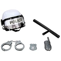 ECCRIS Combat Police Helmet and Accessories Play Set Pretend Playset Toy Gifts