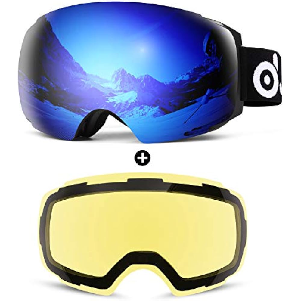 interchangeable lens snow goggles