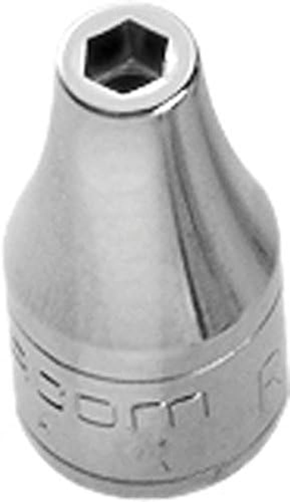 'Facom 1/4 Inch Socket Spanner 6 Sided 3.2 mm Pack of 1 r.3,2