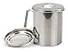RSVPInternational Endurance Stainless Steel Fryer's Friend Pot Can, 6 Cup | For Cooking Oil, Fats, Olive Oils, Coconut Oil & More | Includes Mesh Strainer | Grease Storage|Dishwasher Safe
