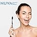 Nuva Dent Ultra Soft Charcoal Toothbrush - Gentle, Slim Brush Head, Medium Tip - Clean Plaque, Whiten Teeth - Works Well w/Activated Charcoal Toothpaste or Teeth Whitening Products, 6 Pack Colored