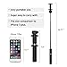 VANZAVANZU Selfie Stick with Tripod and Detachable Wireless Remote for iPhone x xr xs max 6 6s 7 8 Plus Samsung Phone Galaxy s8 s9 s10 j7 Note 9 8 （Black）