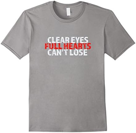 Men's Clear Eyes Full Hearts Can't Lose T Shirt XL Slate