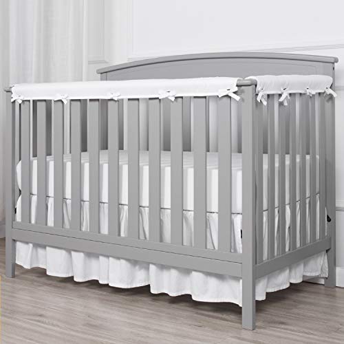 TILLYOU 3Piece Padded Baby Crib Rail Cover Protector Set from Chewing