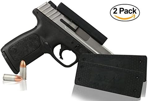Gun Magnet Mount &amp; Holster Kit For Home and Vehicle | 45 Lbs Rated | 2-Pack | Rubber Coated Magnetic Firearm Accessory, Concealed Carry Holder For Car, Truck, Pistol, Shotgun, Rifle - GNA Products
