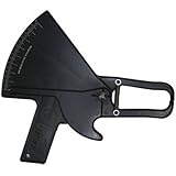 Slim Guide Skinfold Caliper in Black with Booklet