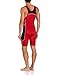 Asics Men's Unrestrained Wrestling Singlet (Red/Black)