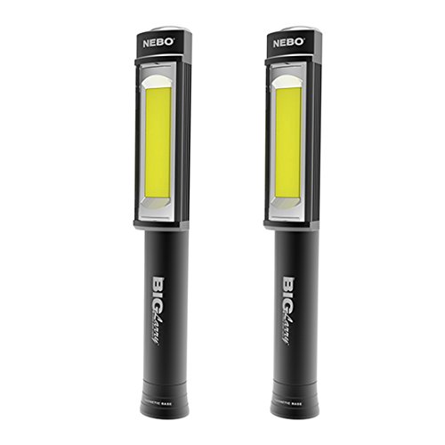 2pack nebo 6384 big larry 400 lumen black flashlight co…