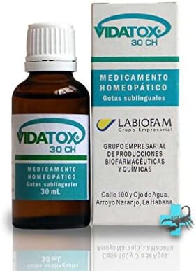 Labiofam GREEN Vidatox TRJ C-30ch Homeopathic Natural Treatment Original