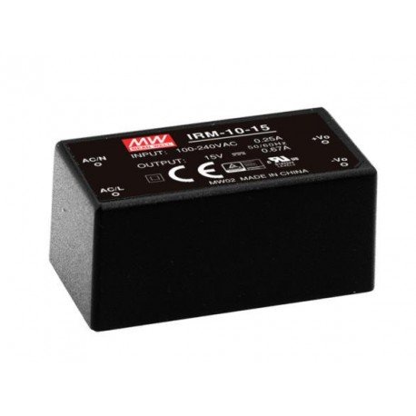image for MEAN WELL [PowerNex] IRM-10-12 12V 0.85A Miniature Encapsulated Type G
