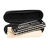 CASCHA HH2058 Master Edition Blues Harmonica, hochwertige Mundharmonika in C-Dur mit Soft Case und Pflegetuch, Blues Organ