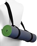 Yoga Mat Sling Carry Strap – Adjustable, Durable, Cotton (Black)