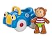 Early Learning Centre Toybox Monty Monkey and His Motor Car Baby Toy