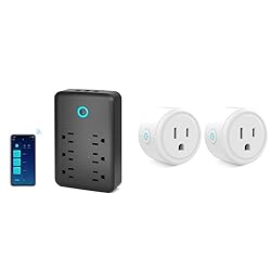 Smart Plug Outlet Extender, USB Surge Protector