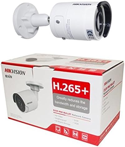 HIKVISION DS-2CD2055FWD-I, 5 MP H.265+ EXIR Network Bullet IP HD Security Camera,IR POE Night Version, IP67 Waterproof, US English Version, Updradable, (4mm Lens)