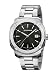 Wenger 01.1141.109 Men's Edge Index Stainless Steel Case and Bracelet Band Black Dial Silver Watch