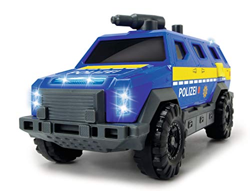 Dickie Toys 203713009 Special Forces, Spezialeinheit, SUV, Truck, Polizeiauto mit Funktionen, Sondereinheit, 1:32, blau… – Bild 3