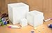 MT Products Hard Foam Blocks (6 Pack) | 4 x 4 x 4 Inch Non-Squishy Craft Square Foam Cubes | Polystyrene Brick for Arts and Crafts, Sculptures, Floral Arrangements, Modeling, Centerpieces - Made in The USA