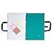 Quilting Cutting and Pressing Mat - 18 x 12 Inches Portable Foldaway Quilter's Station - Self Healing Folding Rotary Cutting Mat for Quilting and Gridded Ironing Pressing Pad