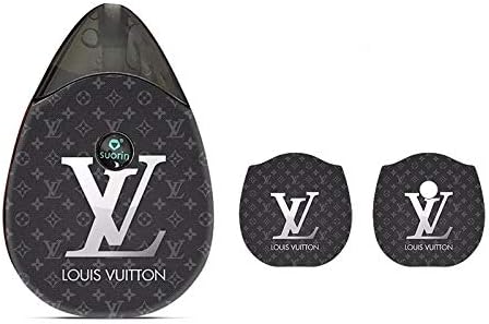 Suorin Drop Decal Protective Sleeve | Suorin Drop Skin | Suorin Drop Sticker | Suorin Drop Wrap (Lou V Grey Black)
