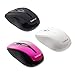 ShiRui N9 Wireless Mouse, ( Battery Included) 2.4GHz Wireless Potable Optical Mouse With Nano Receiver Suitable for Travel, Office and Home (Rose)