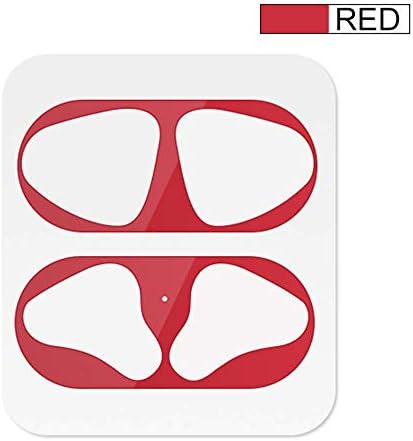 MOBiZAFS Dust-Proof Film Sticker for Airpods (Red)