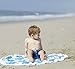 Round Baby Beach Towel | 100% Cotton | Soft Plush Material w/ Fringe Tassels | Turtle Design for Children, 3' Diameter