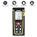 WOSPORTS Laser Measure, 196ft Laser Distance Meter with Bubble Level, 6 Units Transfer Room Measure Distance, Area, Volume and Pythagorean, Battery Included