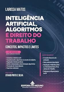 Livro Inteligência Artificial, Algoritmos e Direito do Trabalho 2ª edição