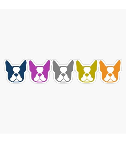 Pitbull Terrior Dog Face Head Outline Vinyl Sticker