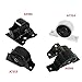 AutoForever Engine Motor and Trans Mount Set of 4 Fit for 2000-2006 Sentra 1.8L A4305 A7314 A7315 A4301