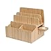 Bamboo Charging Station w/Extension & MobileVision Compatible Stand Adapter for Apple iWatch Combo Organizer for Smartphones, Tablets, and Laptops