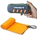 4Monster Microfiber Towel, Travel Towel, Camping Towel, Fast Drying, Soft Light Weight, Suitable for Gym, Beach, Swimming, Backpacking and more (Orange, Medium (24 x 48 inches))