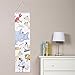 Trend Lab Dr. Seuss Friends Canvas Growth Chart, Blue/Red/Yellow/Gray/White