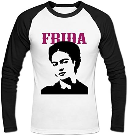 Mens frida kahlo Baseball T-shirt S White