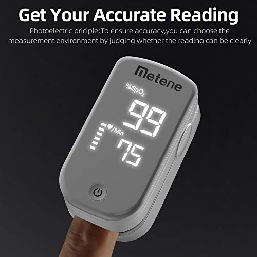 Metene Pulse Oximeter Fingertip Blood Oxygen Saturation Monitor With Accurate Fast Spo2 Reading Oxygen Meter Oxygen Monitor With Lanyard And Batteries White Pricepulse