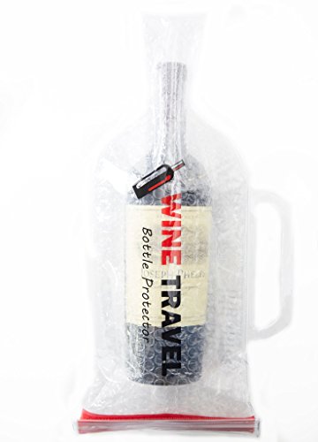 8 Pack Wine Travel Bottle Protector with Handle - Reusable Travel Wine Bags - Luggage Caddy - Wine Carrier Tote - for Safe Transportation - Leak Proof and Waterproof - Triple Level Protection - Thumbnail 6