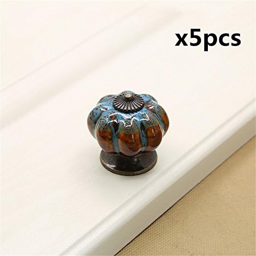 FirstDecor 5PCS Country Style Furniture Handle Modern Leopard Cabinet Knobs and Handles Door Cupboard Drawer Kitchen Pull Handle Furniture Hardware