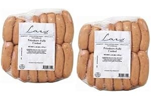 NORSLAND LEFSE Lars Own Prinskorv - 1 pound - Prince Sausage - 2 pack