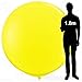 6 ft / 72 Inch Giant Jumbo Round Latex Climb-in Balloon (Premium Quality), Pack of 1, Yellow