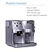 Homeleader Automatic Coffee Machine, Super Automatic Frothing for Latte, Macchiato, Cappuccino, Mocha Coffee and Espressp Drinks, Silver