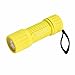 Dorcy Weather Resistant LED Flashlight with Lanyard, 4-Pack, Assorted Colors (41-4241)