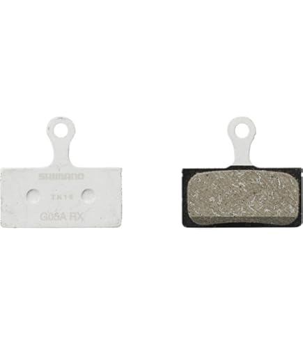 Back Plate Shimano Disc Brake Pads (Resin) (M05-RX) (Shimano Deore) - Performance Brake Pads Bike