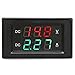 DROK 0.39 Inch Current Voltage Tester, DC 4.5-100V Digital Multimeter, 0-50A Volt amperage Meter, Red Green Dual LED Display, Volt Amp Meter Gauge Panel for Car Automotive