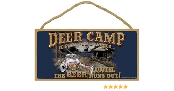 Amazon Com Sjt Enterprises Inc Deer Camp It S All Fun And Games